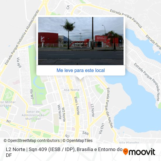 L2 Norte | Sqn 409 (IESB / IDP) mapa