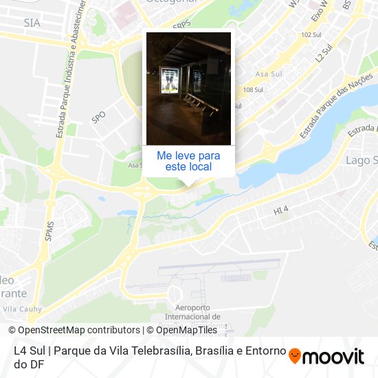 L4 Sul | Parque da Vila Telebrasília mapa