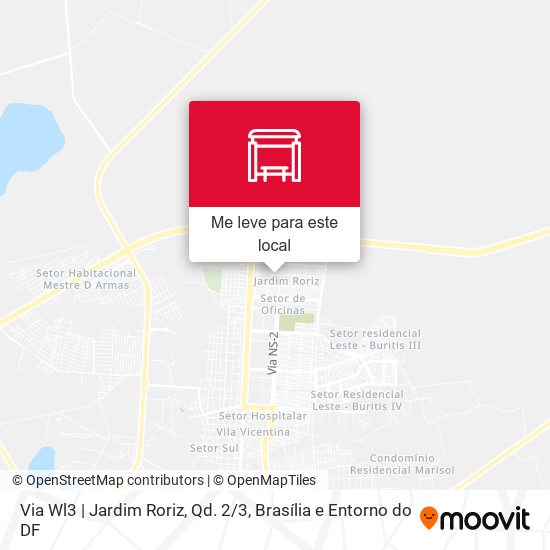 Via Wl3 | Jardim Roriz, Qd. 2 / 3 mapa