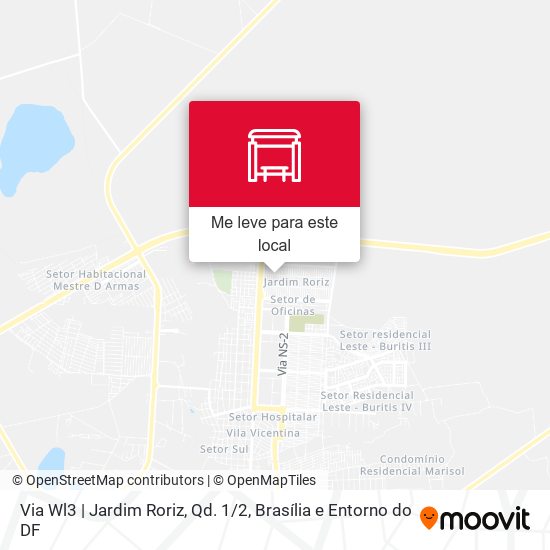 Via Wl3 | Jardim Roriz, Qd. 1 / 2 mapa