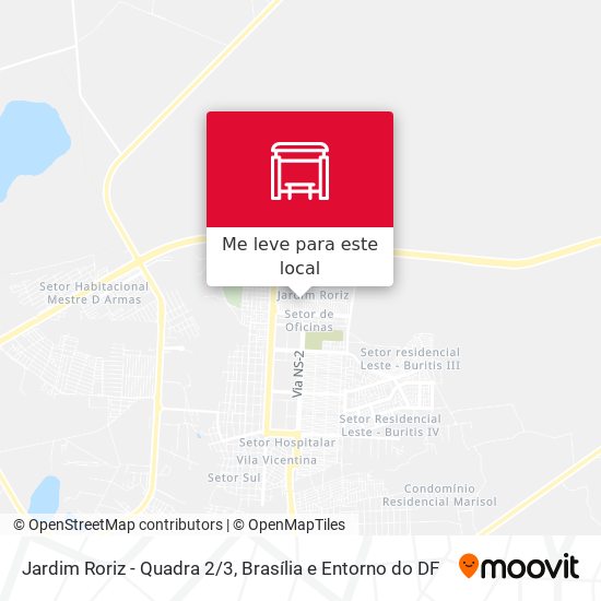 Jardim Roriz - Quadra 2/3 mapa