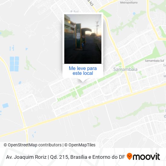 Av. Joaquim Roriz | Qd. 215 mapa