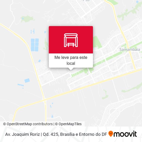 Av. Joaquim Roriz | Qd. 425 mapa