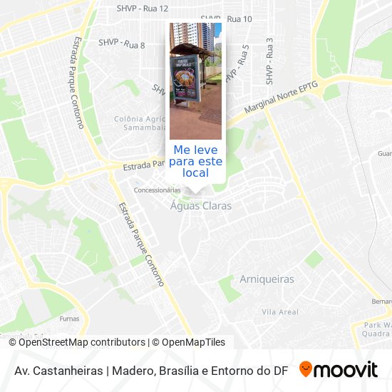 Av. Castanheiras | Madero mapa
