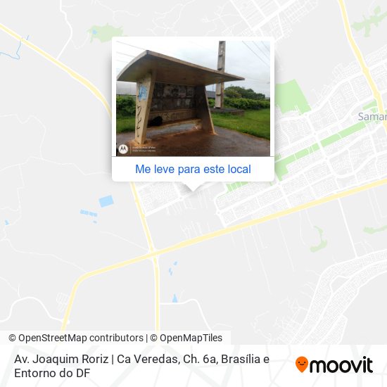 Av. Joaquim Roriz | Ca Veredas, Ch. 6a mapa