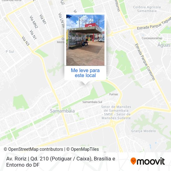 Av. Roriz | Qd. 210 (Potiguar / Caixa) mapa