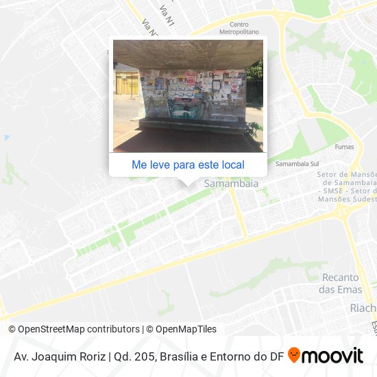 Av. Joaquim Roriz | Qd. 205 mapa