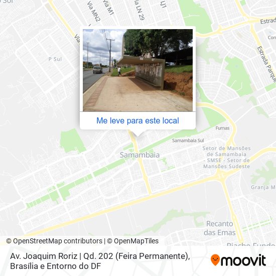 Av. Joaquim Roriz | Qd. 202 (Feira Permanente) mapa