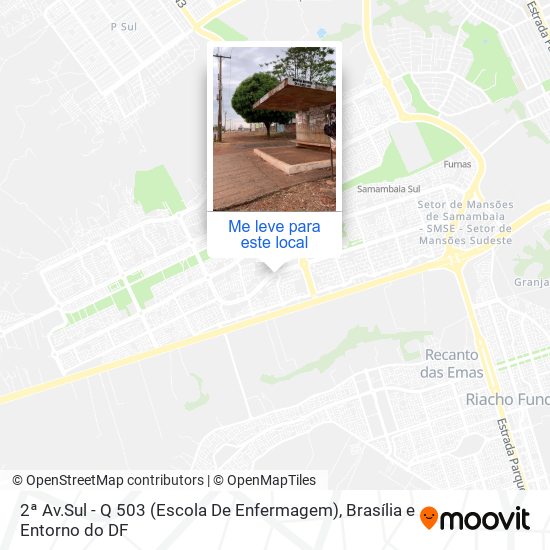 2ª Av.Sul - Q 503 (Escola De Enfermagem) mapa