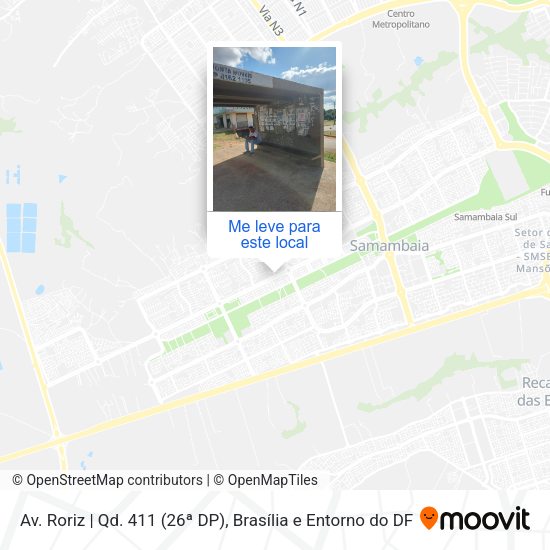 Av. Roriz | Qd. 411 (26ª DP) mapa