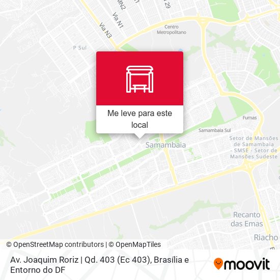 Av. Joaquim Roriz | Qd. 403 (Ec 403) mapa