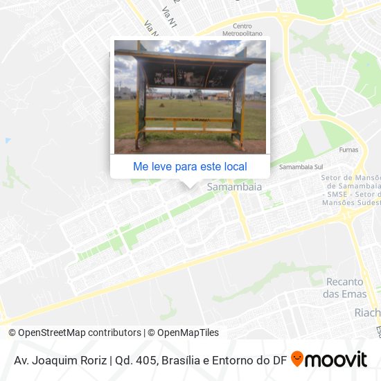 Av. Joaquim Roriz | Qd. 405 mapa