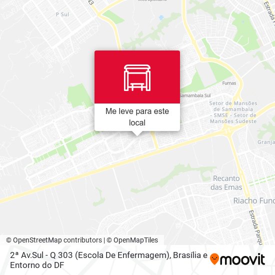 2ª Av.Sul - Q 303 (Escola De Enfermagem) mapa