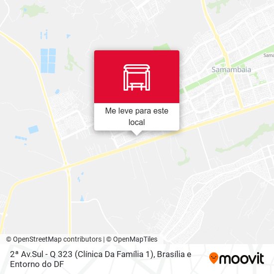 2ª Av.Sul - Q 323 (Clínica Da Família 1) mapa