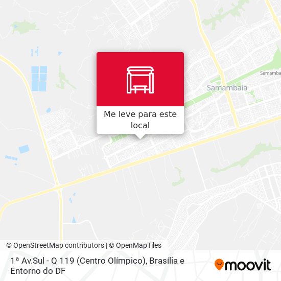 1ª Av.Sul - Q 119 (Centro Olímpico) mapa