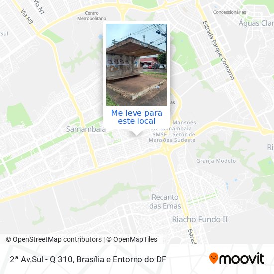 2ª Av.Sul - Q 310 mapa