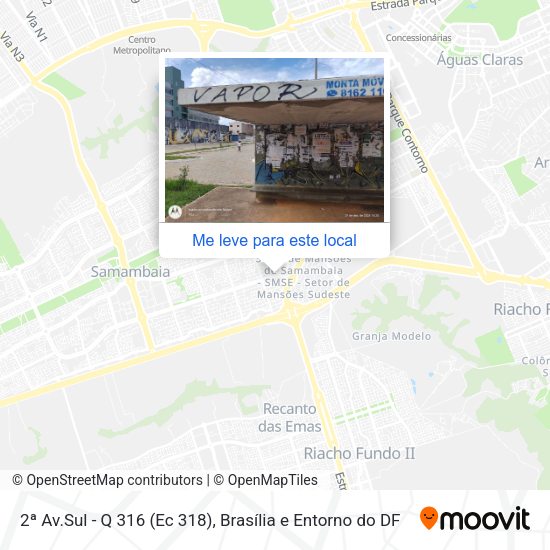 2ª Av.Sul - Q 316 (Ec 318) mapa