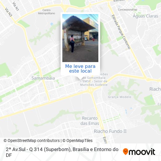 2ª Av.Sul - Q 314 (Superbom) mapa