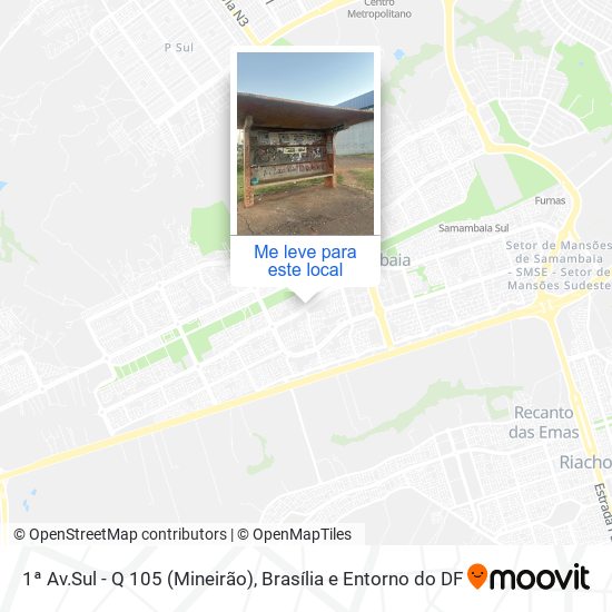 1ª Av.Sul - Q 105 (Mineirão) mapa