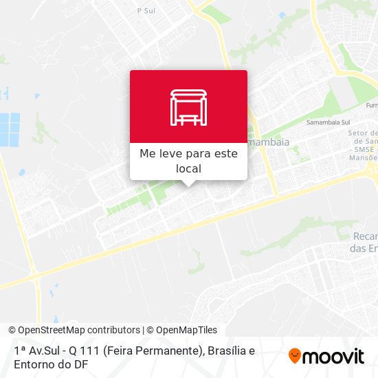 1ª Av.Sul - Q 111 (Feira Permanente) mapa