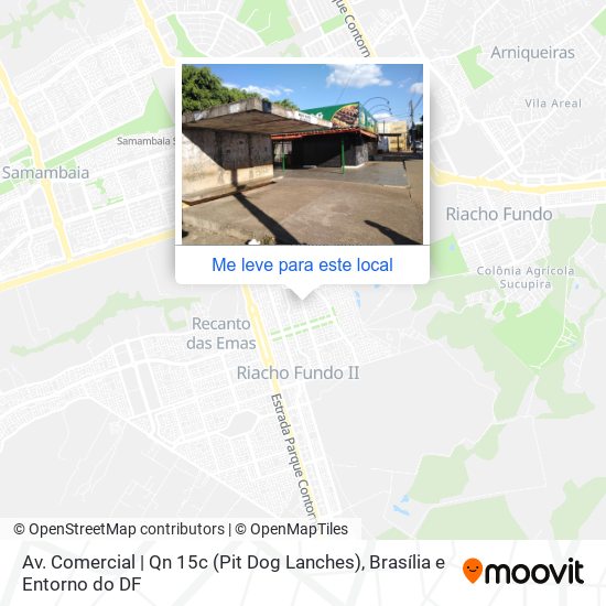 Av. Comercial | Qn 15c (Pit Dog Lanches) mapa