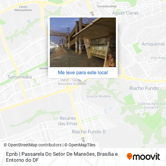 Epnb | Passarela Do Setor De Mansões mapa