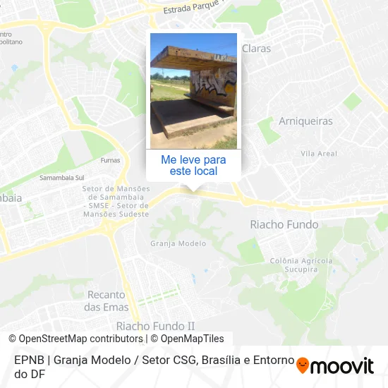 EPNB | Granja Modelo / Setor CSG mapa