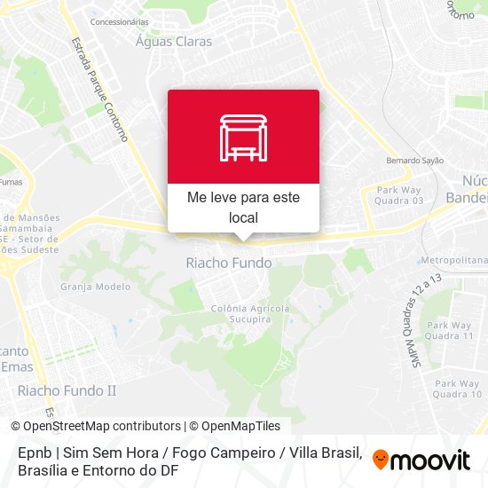 Epnb | Sim Sem Hora / Fogo Campeiro / Villa Brasil mapa