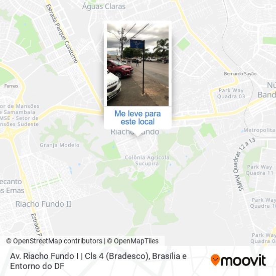 Av. Riacho Fundo I | Cls 4 (Bradesco) mapa