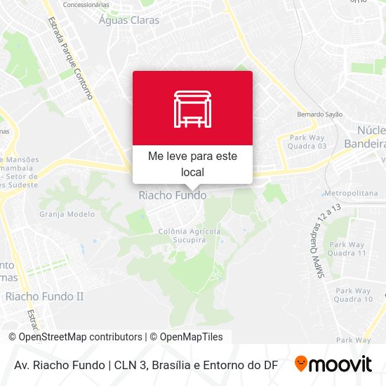 Av. Riacho Fundo | CLN 3 mapa