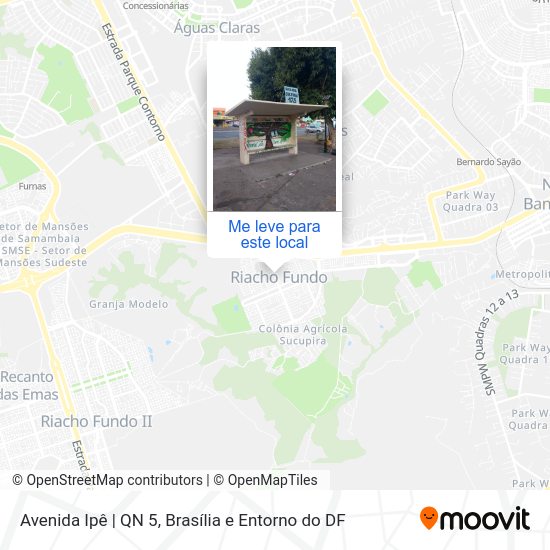 Avenida Ipê | QN 5 mapa