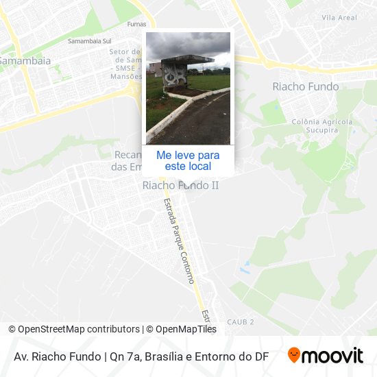 Av. Riacho Fundo | Qn 7a mapa