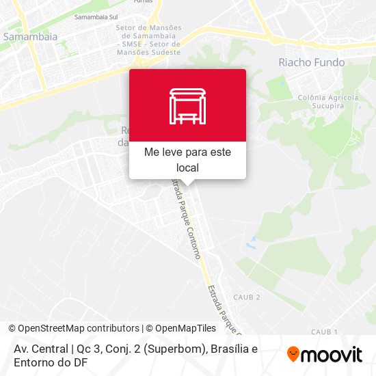 Av. Central | Qc 3, Conj. 2 (Superbom) mapa