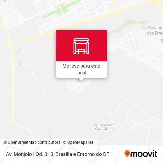 Av. Monjolo | Qd. 310 mapa
