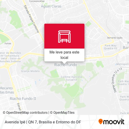 Avenida Ipê | Qn 7 mapa