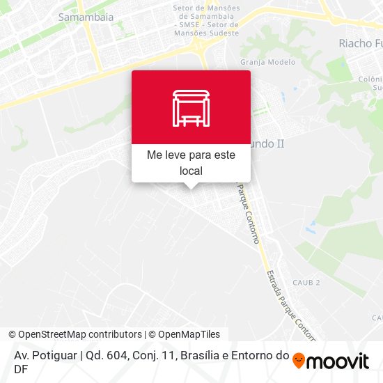 Av. Potiguar | Qd. 604, Conj. 11 mapa