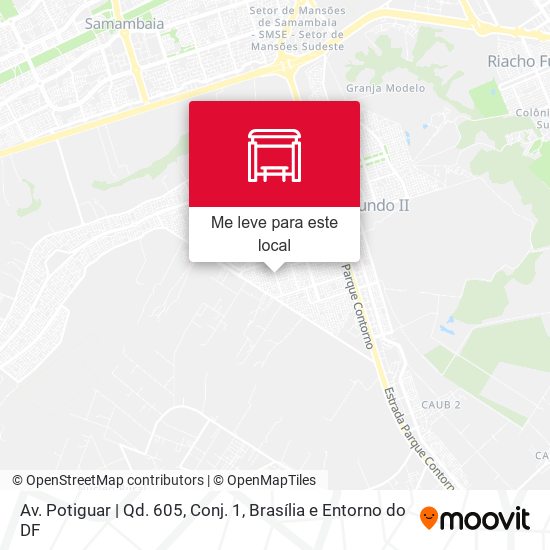 Av. Potiguar | Qd. 605, Conj. 1 mapa