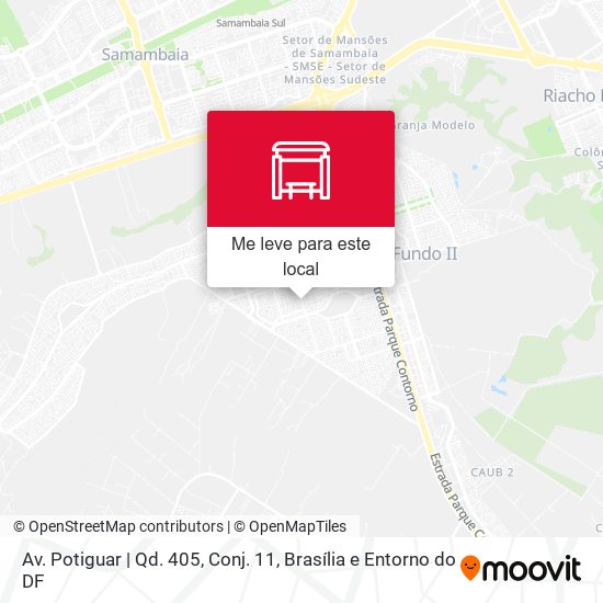 Av. Potiguar | Qd. 405, Conj. 11 mapa