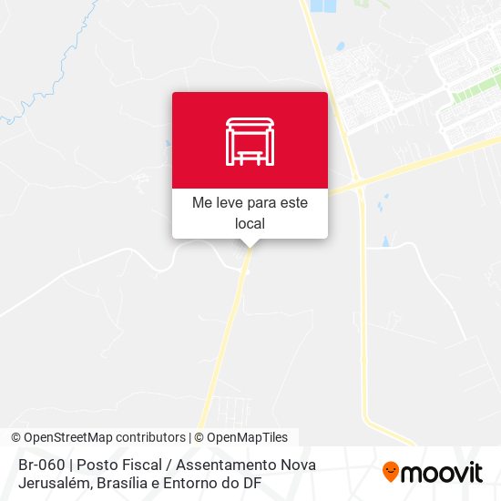 Br-060 | Posto Fiscal / Assentamento Nova Jerusalém mapa