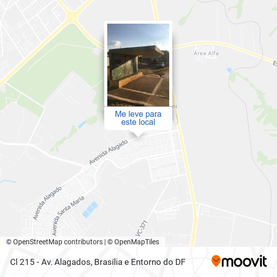 Cl 215 - Av. Alagados mapa