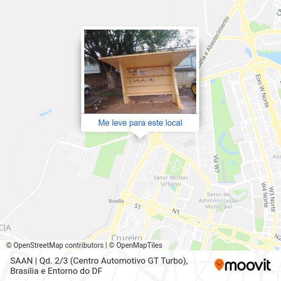 SAAN | Qd. 2 / 3 (Centro Automotivo GT Turbo) mapa