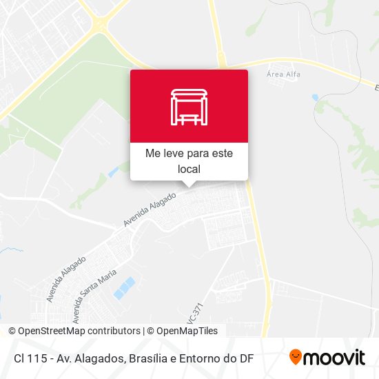Cl 115 - Av. Alagados mapa