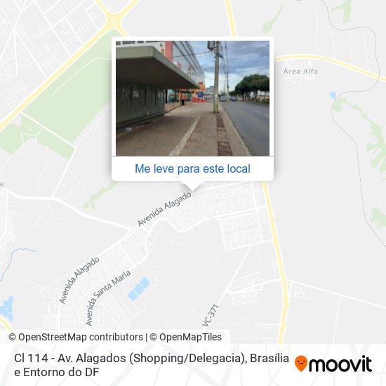 Cl 114 - Av. Alagados (Shopping / Delegacia) mapa