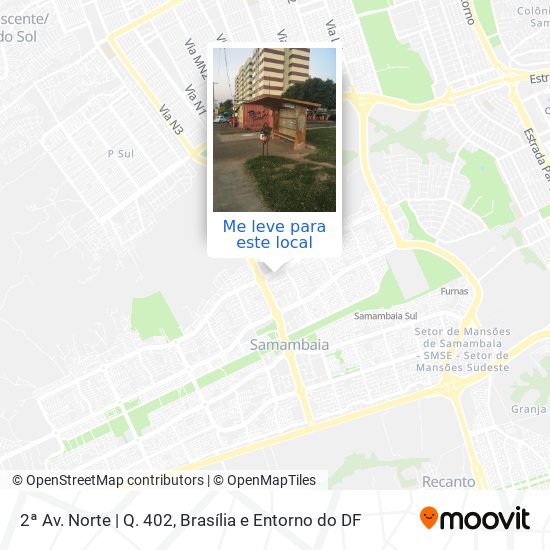 2ª Av. Norte | Q. 402 mapa