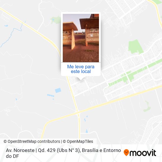 Av. Noroeste | Qd. 429 (Ubs N° 3) mapa