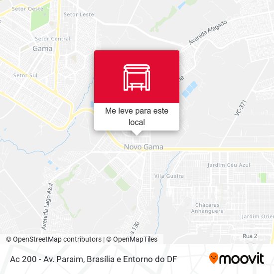 Ac 200 - Av. Paraim mapa