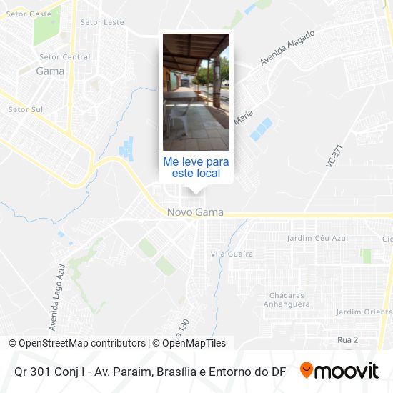Qr 301 Conj I - Av. Paraim mapa