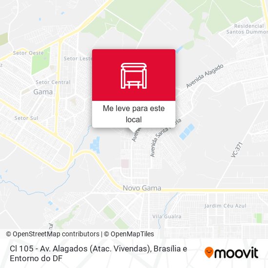 Cl 105 - Av. Alagados (Atac. Vivendas) mapa