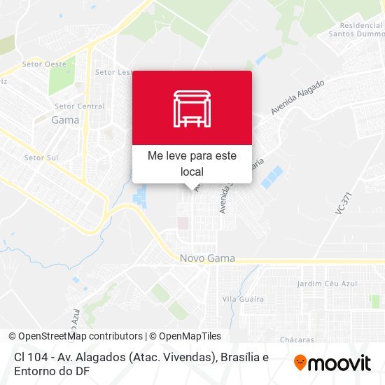 Cl 104 - Av. Alagados (Atac. Vivendas) mapa