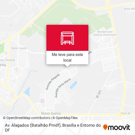 Av. Alagados (Batalhão Pmdf) mapa